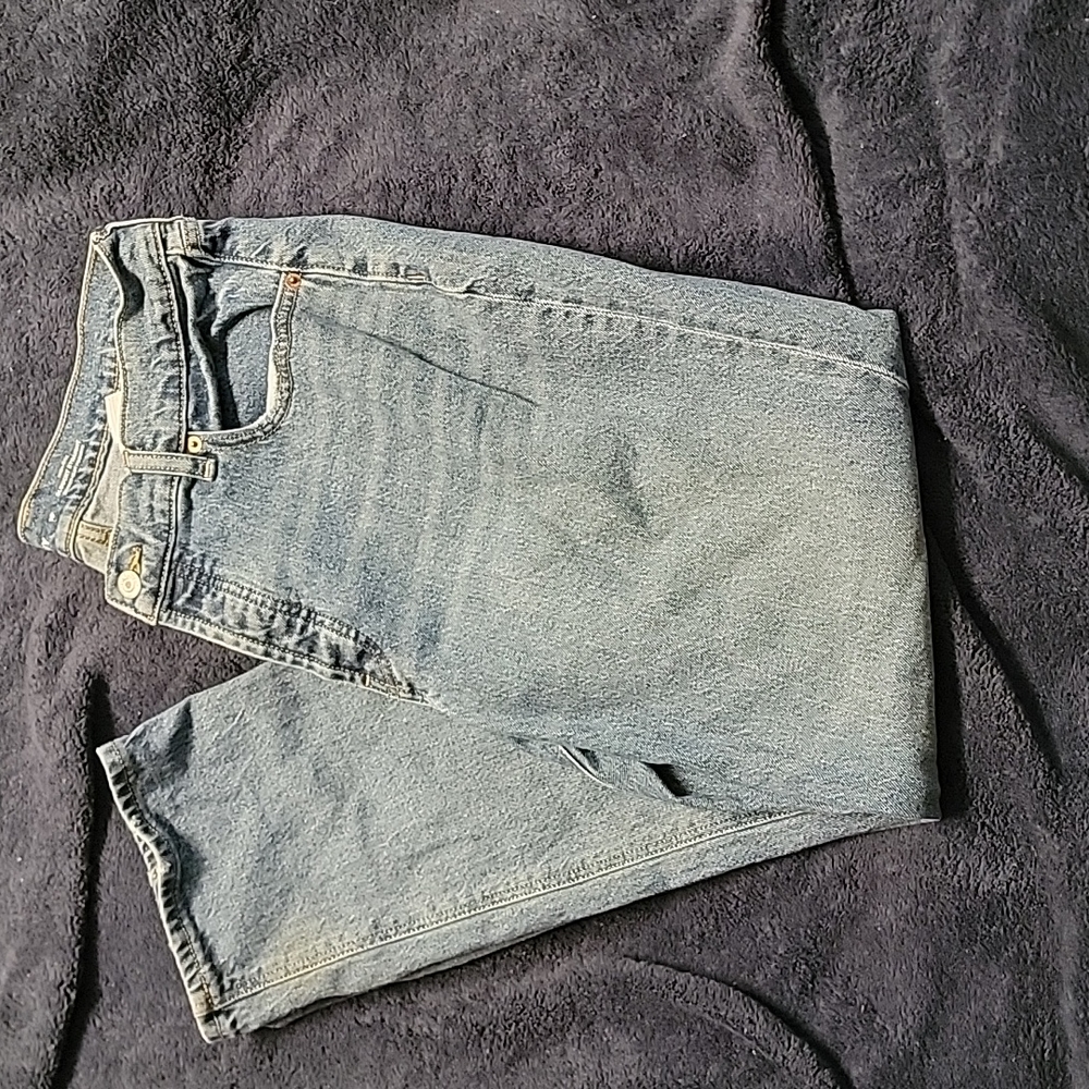 Old Navy slouchy straight jeans